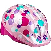 Schwinn Classic Bike Helmet for Kids, Purple Polkadots, Helmet for Kids Ages 1-3, Ultra Lightweight, Adjustable Dial, Full Coverage with Vented Airflow, Infant and Toddler Bike Helmet