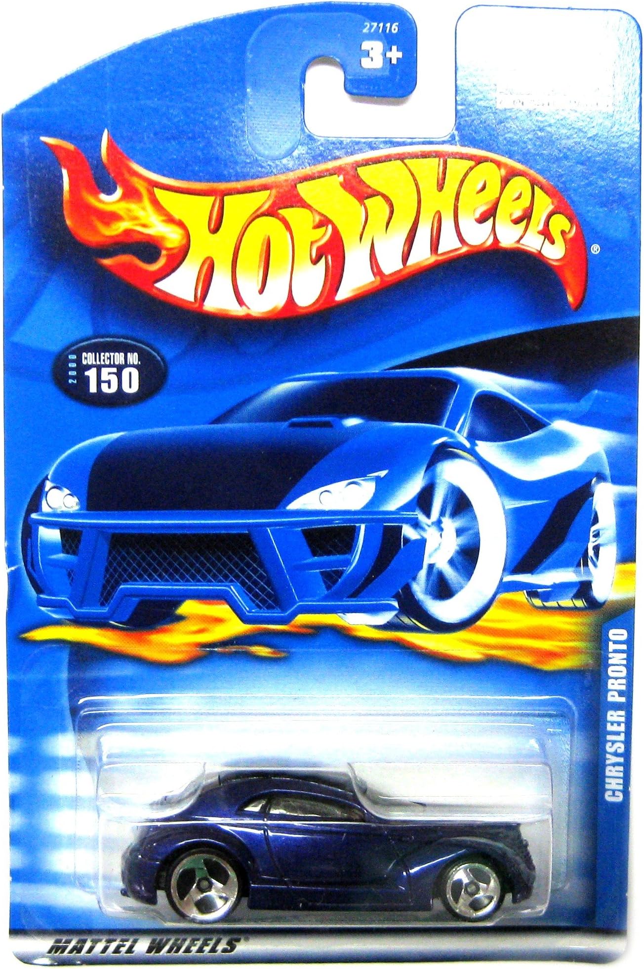 Hot Wheels #2000-150 Chrysler Pronto Collectible Collector Car Mattel 1:64 Scale