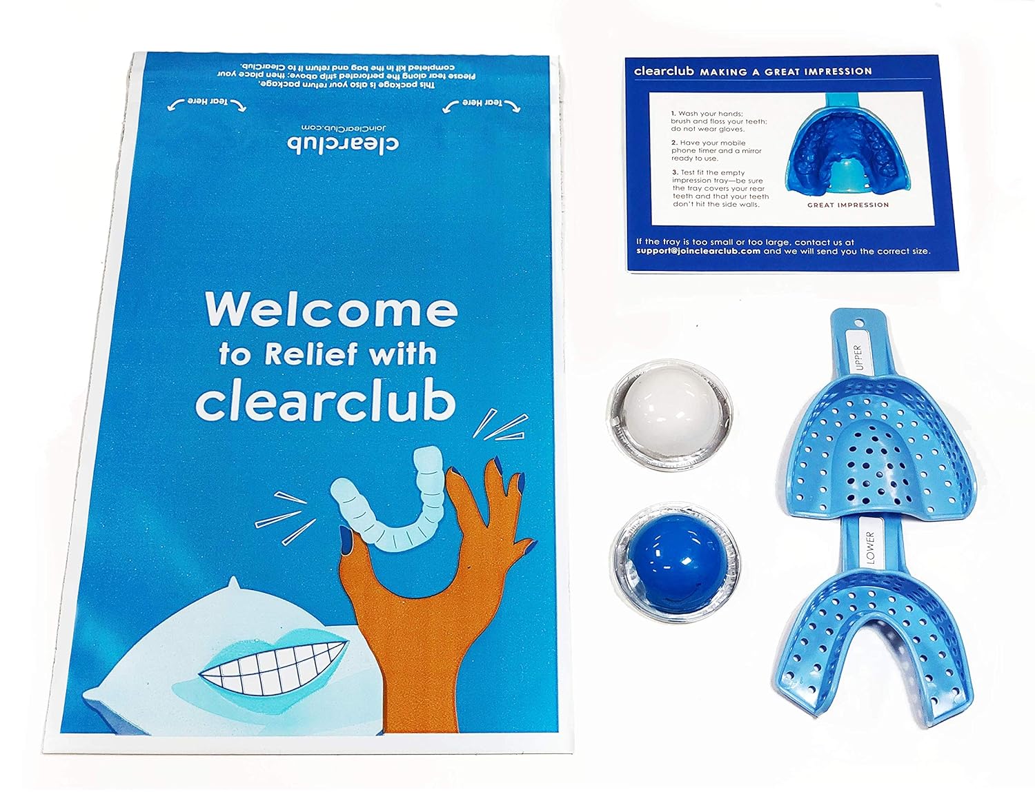 ClearClub Custom Dental Guard Night Guard Protect Teeth From Bruxism Grinding and Clenching : Beauty