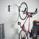 VonHaus Bike Wall Mounts 2-Pack Storage Hooks Steel 30kg Capacity view 2