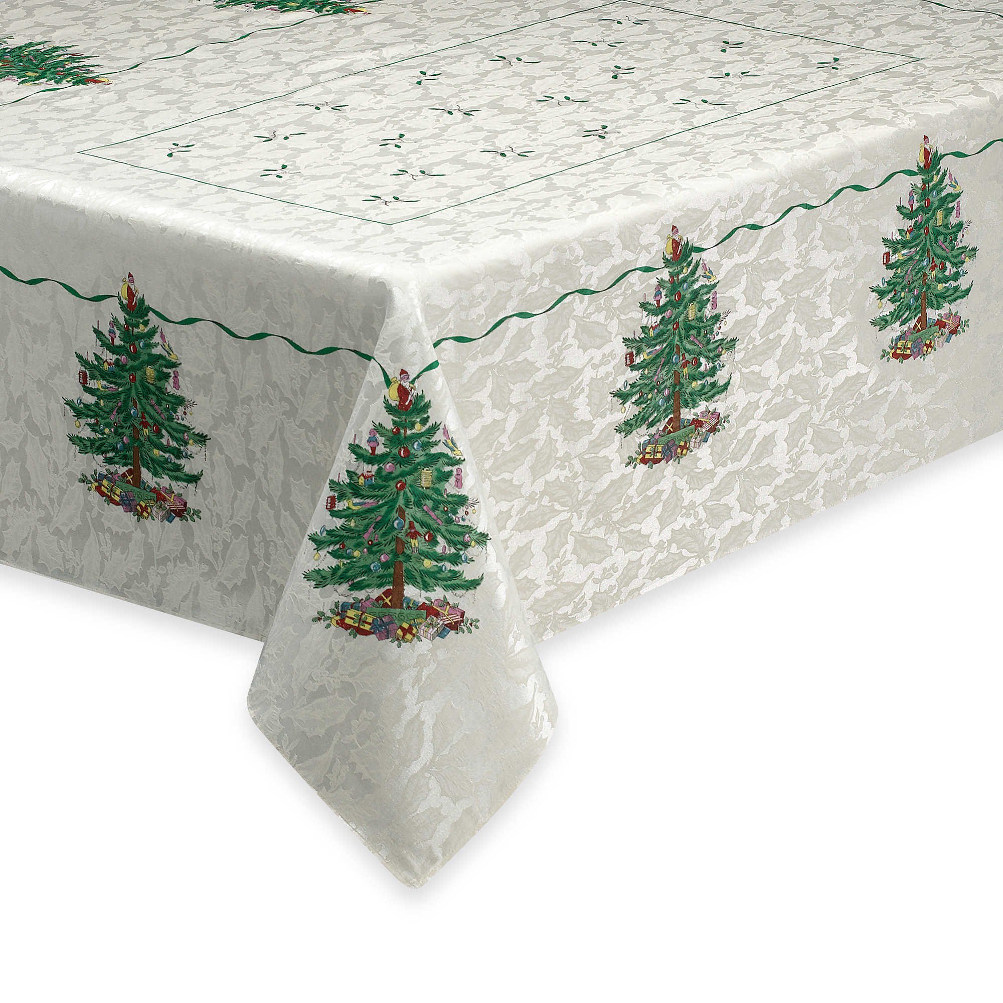 Spode Avanti Linens Christmas Tree Collection Ivory Table Linens, Cotton, 52X70 — image 1
