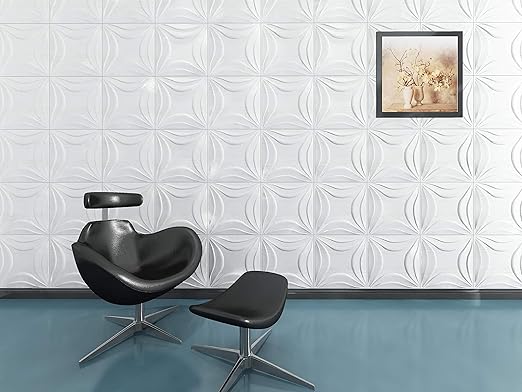 Amazon Com 3d Wall Panels Paintable Plant Fiber Design For