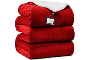 BELADOR Bed Blanket - Fleece Blankets King Size 90"x108"- Soft Throw Blanket with Sherpa Reverse Fluff- Large Blanket for Bed, Anti-Static Blankets & Throws- Lightweight Blanket, Cozy Couch Blanket