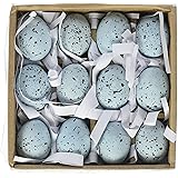 Creative Co-Op HD4474 Blue Speckled Ceramic Robin Eggs