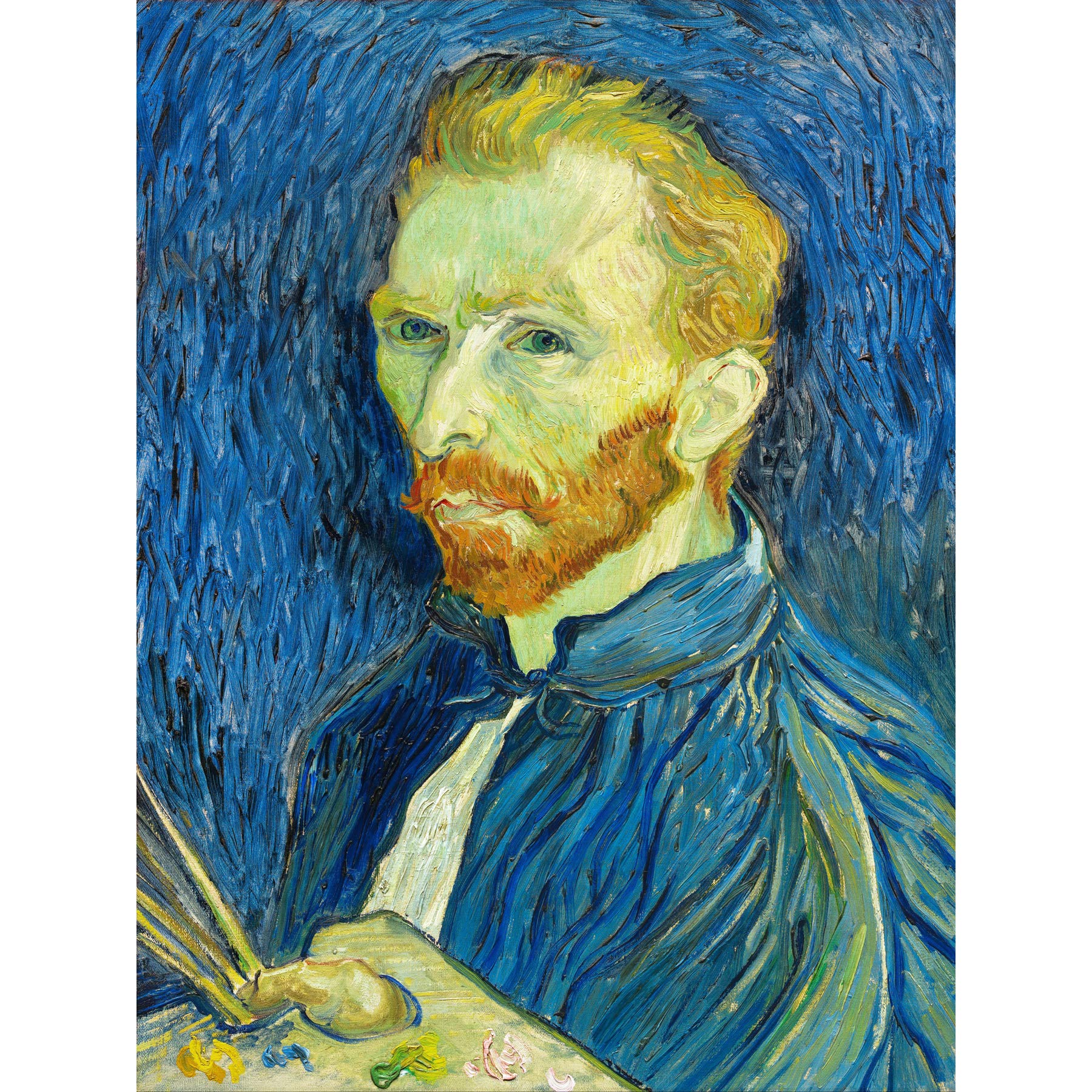 Vincent Van Gogh Self Portrait 2 Large Wall Art Print Canvas Premium Poster Mural