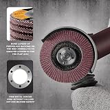 SATC Flap Discs 125mm 10 Pack 40 Grit T27 22.23mm 12,200 RPM Aluminum Oxide view 3