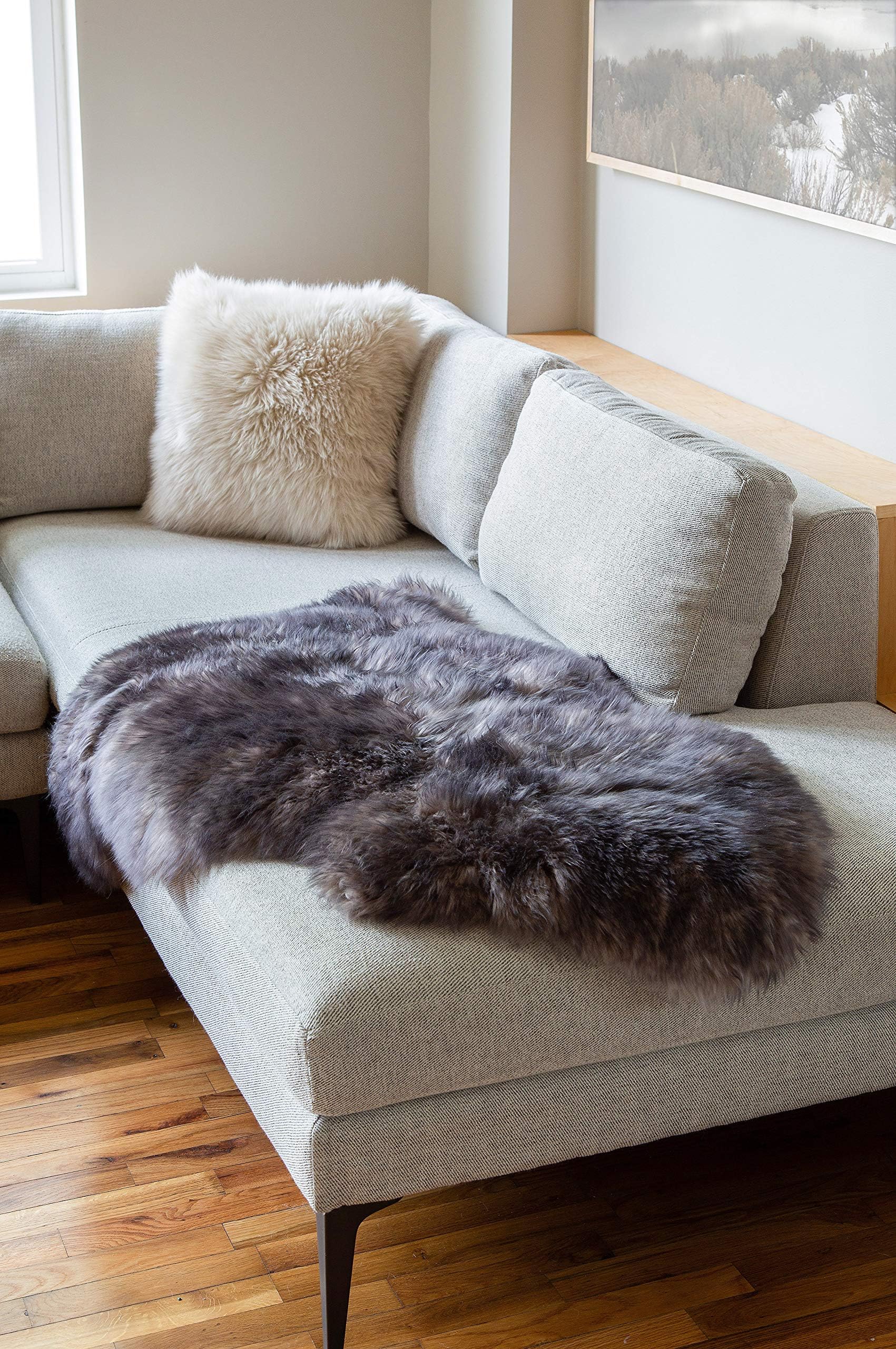 Overland Single-Pelt (2' x 3.5') Premium Australian Sheepskin Rug