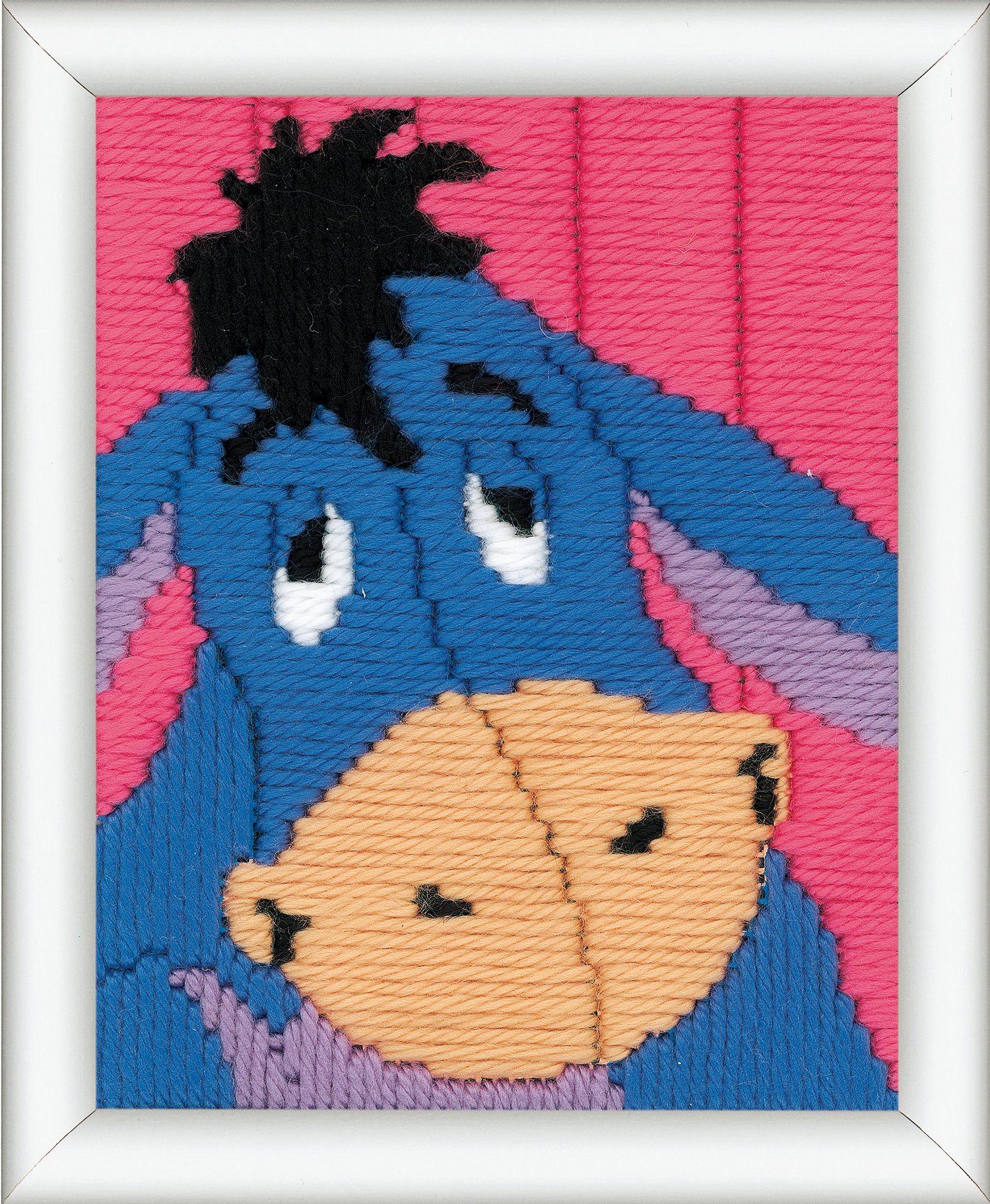 Vervaco Long Stitch: Eeyore, 100% Cotton, Assorted, 80 x 2 x 20 cm