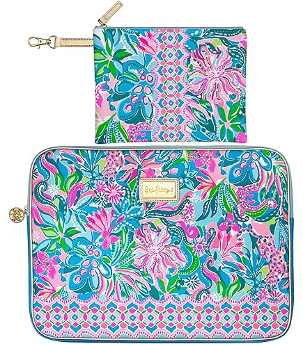 Amazon.com: Lilly Pulitzer Padded Tech Sleeve with Small Zip