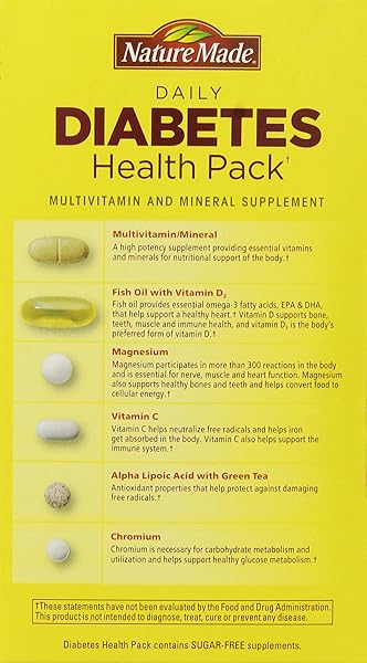 NATURE MADE DIABETES HEALTH PACK, 60 PACKETS