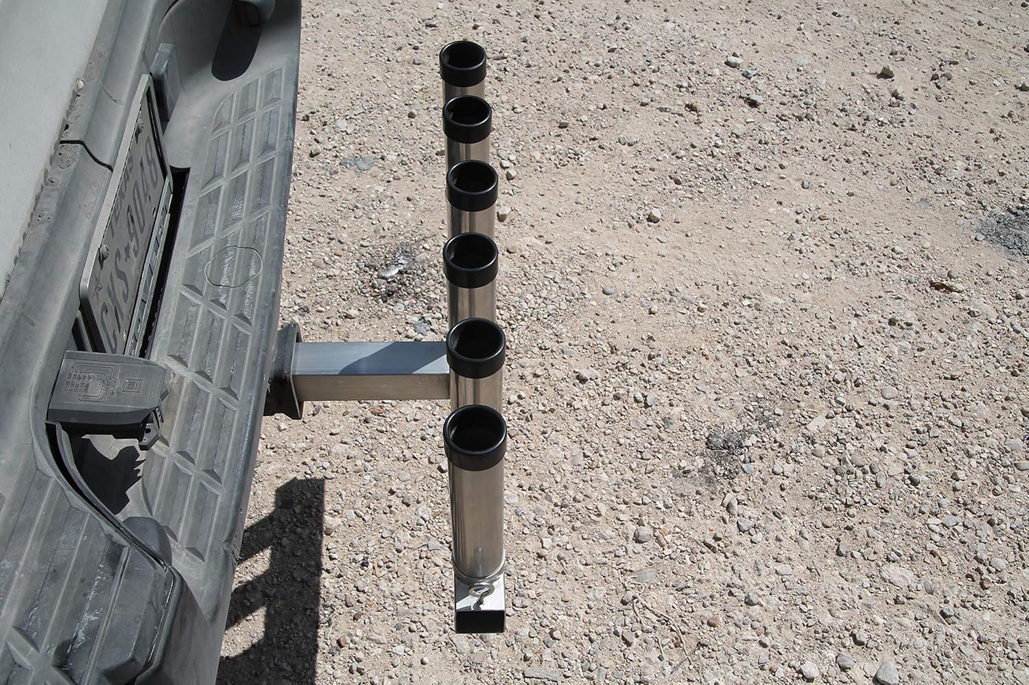 trailer hitch rod holder