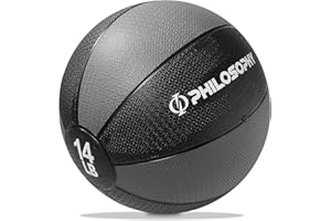 Philosophy Gym Medicine Ball - Weighted Fitness Non-Slip Ball