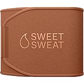 Sweet Sweat Waist Trimmer Toned Series - Premium Sweat Enhancing Fitness Belt for Women & Men - 5 Adjustable Sizes