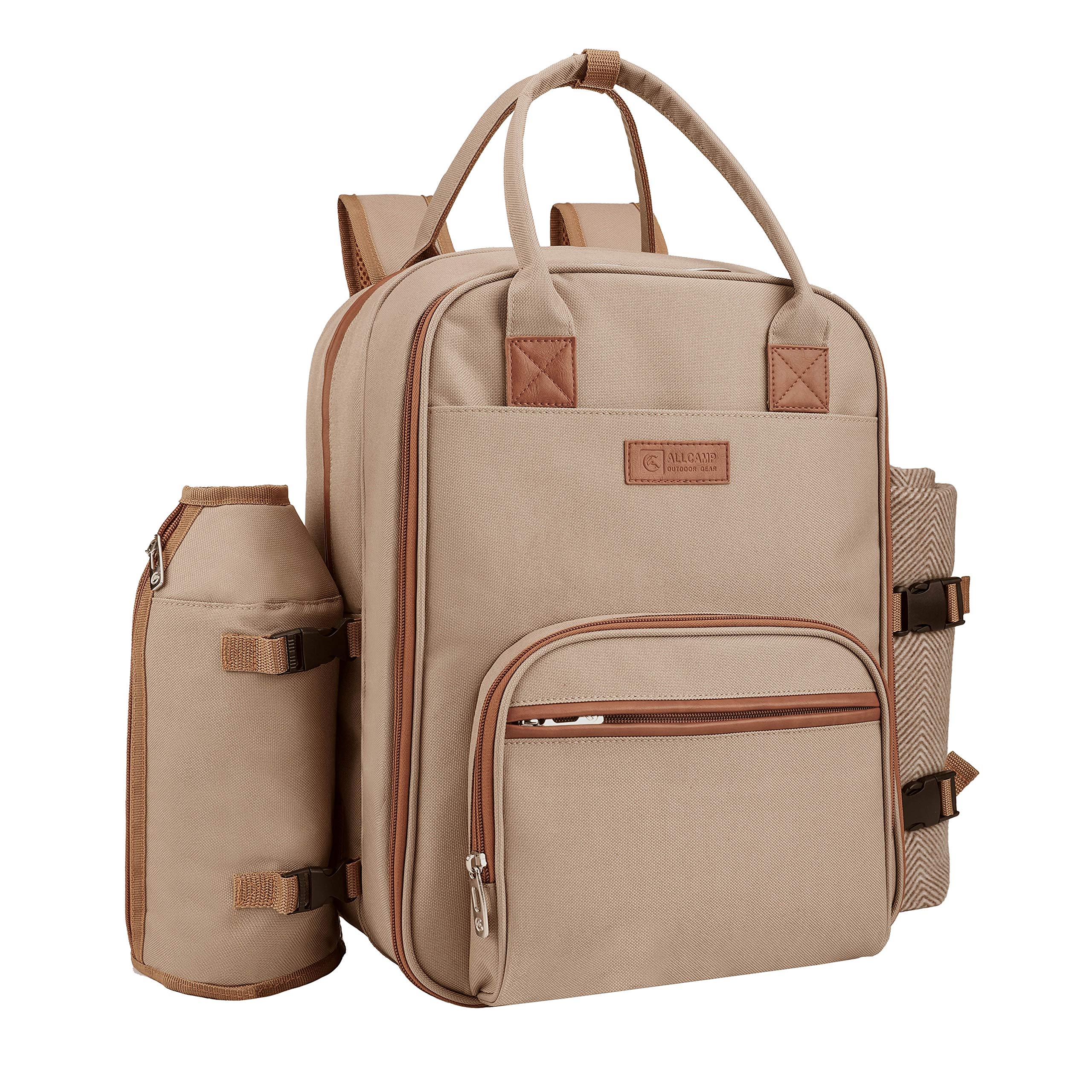 wine picnic backpack for 2