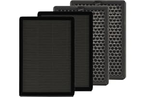 CPGSY HEPA Replacement Filter Compatible for JF260 and AP1273 Air Purifiers, 3-Stage Filtration H13 True HEPA and Activated C