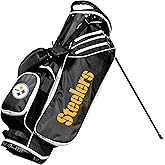 Team Golf NFL Team Golf NFL Birdie Stand Golf Bag, Lightweight, 14-Way Club Divider, Spring Action Stand, Insulated Cooler Pocket, Velcro Glove and Umbrella Holder & Padded Handles