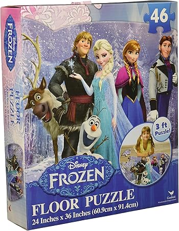 Amazon Com Disney Frozen Floor Puzzle 46 Piece 24 X 36 Styles