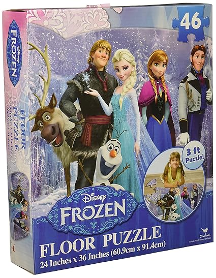 Disney Frozen Floor Puzzle 46 Pieces Amazon De Spielzeug
