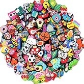 Kieralvy 30,50,100 Pcs Shoe Charms for Boys, Girls: All-Different Decoration Pins Pack for Clogs &amp; Shoes | Mystery Bulk Accessories Gift Box for Kids, Teens &amp; Adults