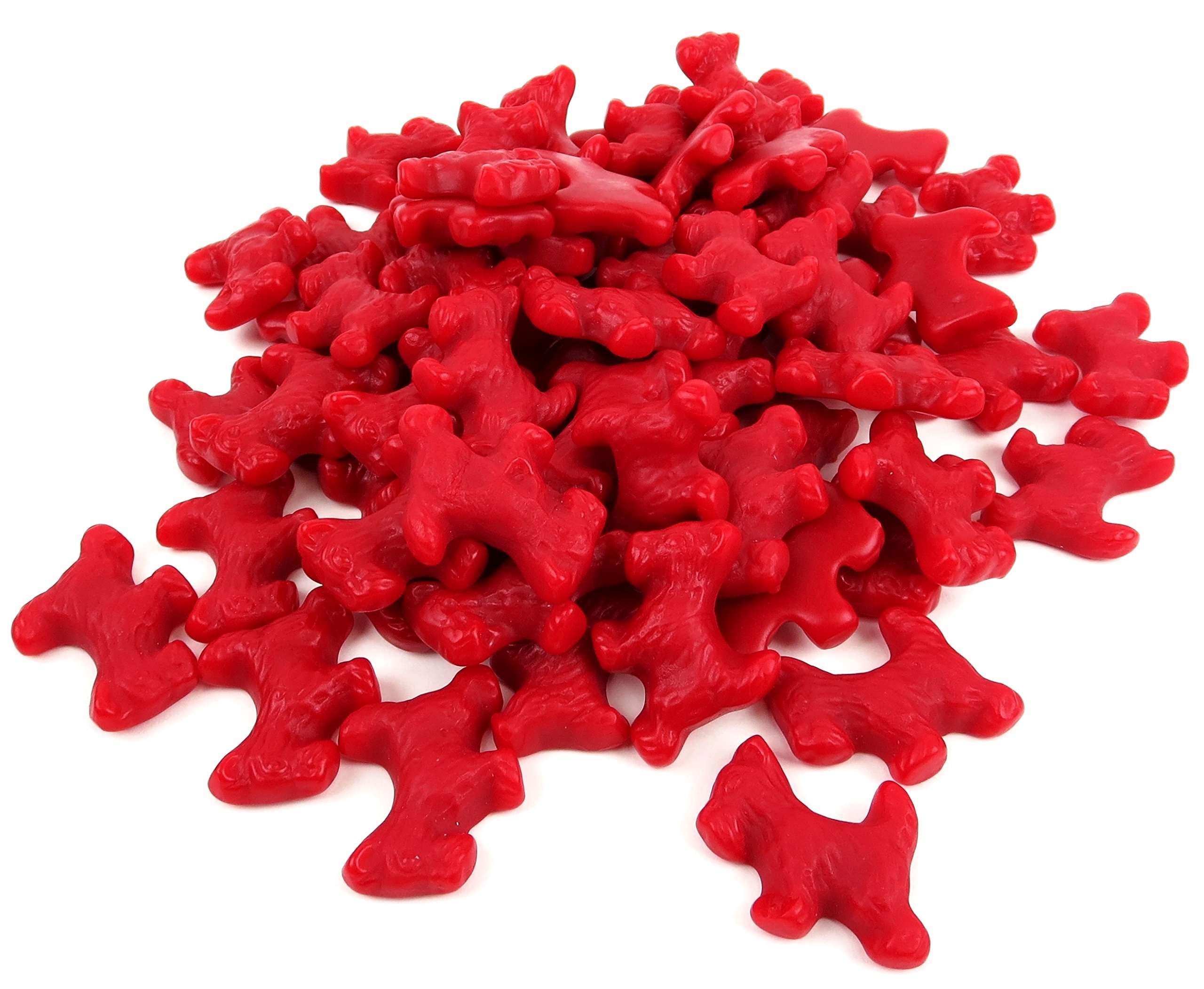 Gimbal's Red Licorice Scottie Dogs, 2 Lb Bag In A BlackTie Box on