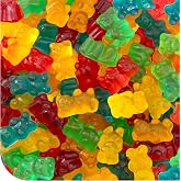Gummy Bears, Gummy Candy, Assorted Fruit Flavors - 1 Lb Pack | Chewy Candy for Goodie Bags