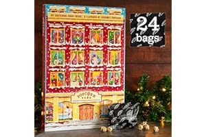 Popcorn Shed Gourmet Popcorn Christmas Advent Calendar 2025, 24 Days of Popcorn - 6 Luxury Flavors, All Natural and Vegetarian Foodie Gift, Non-Chocolate Advent Calendar, British Candy