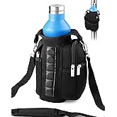 Gym Carrier, Magnetic Gym Pouch, Tumbler Carrier with Strap Phone Pockets, Fitness Portable Crossbody Bag with 6 Built-in Magnets, Gym Carrier with strap, Magnetic bag holder for Running Traval Sports
