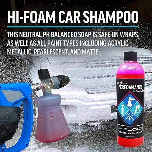MTM Hydro PF22 Foam Cannon with Wide Mouth Bottle, 16 oz. Bottle 