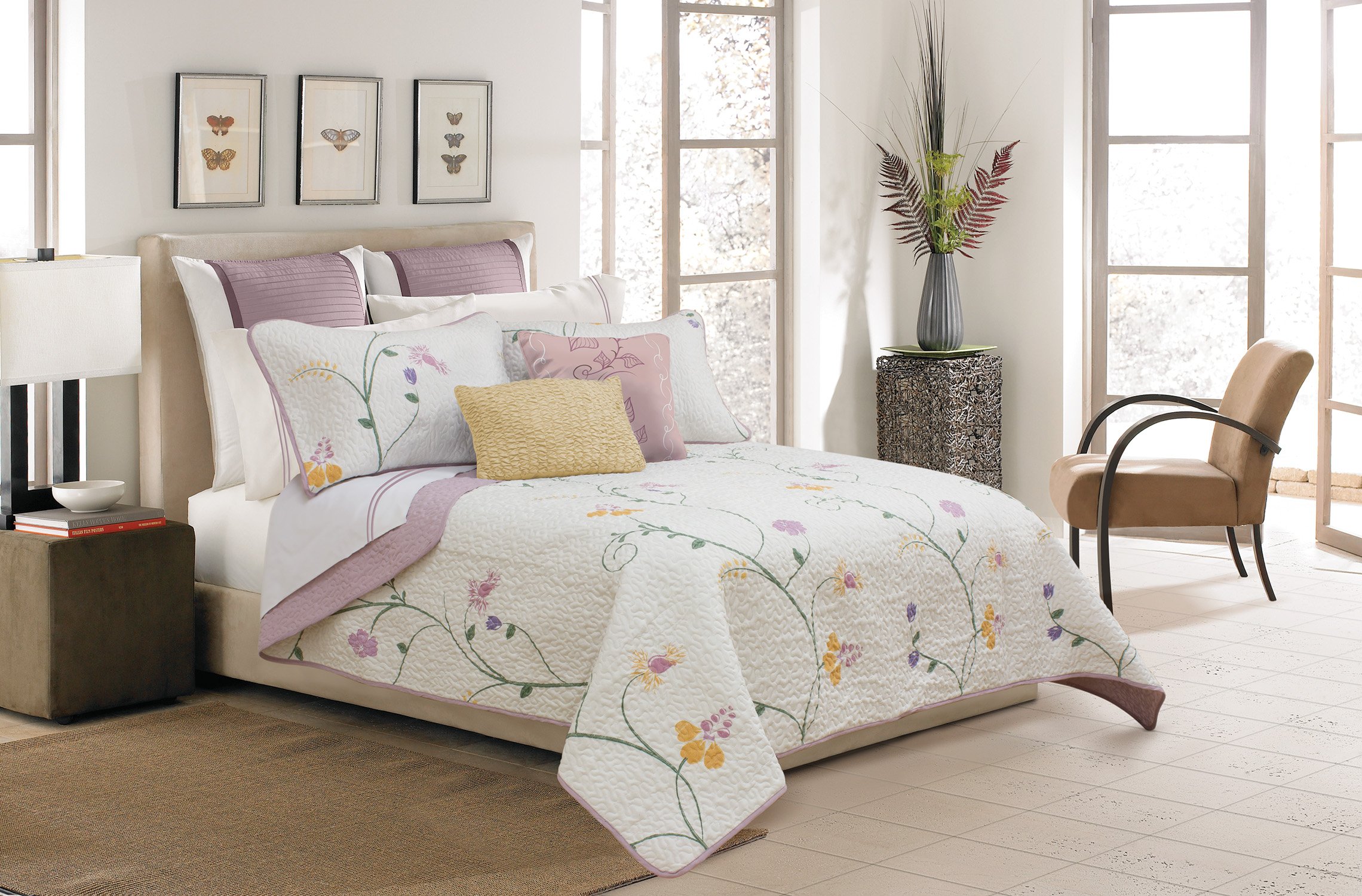 Safdie & Co. 60115.3K.15 Serenade Collection Serenade 3Piece Quilt Set, King