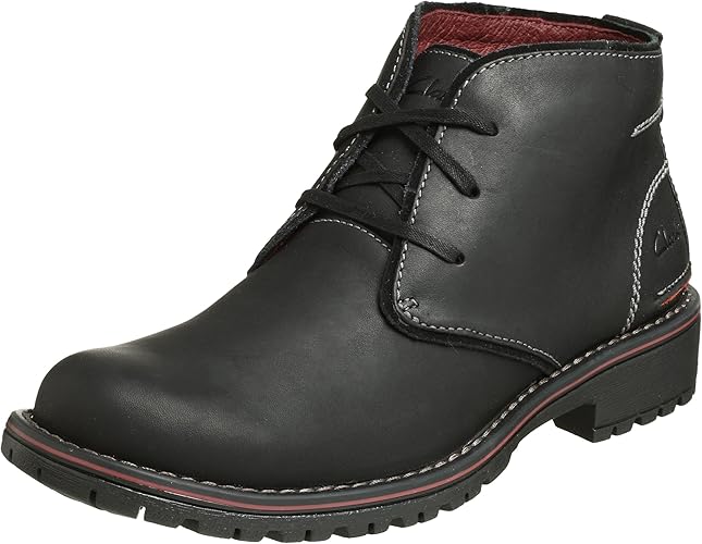 clarks boots kids black