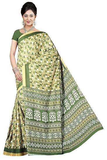 Winza Designer Womens Art Silk Saree With Blouse (ART-09)