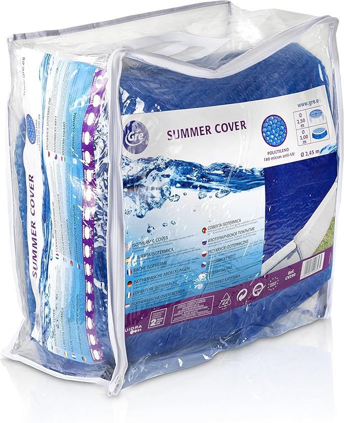 Gre CV350 - Cobertor de Verano para Piscina Redonda de 350 cm de ...