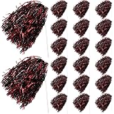 PullCrease 20 Pcs School Spirit Shakers Bulk | Cheer Pom Poms for Adults Sports Team Party Dance Football Basketball Volleyball Homecoming Fan Celebration Sporting Event