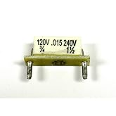 KB ELECTRONICS 9842 .75HP at 90VDC, Plug-in Type, 015OHM, 1.5HP at 180VDC, Horsepower Resistor