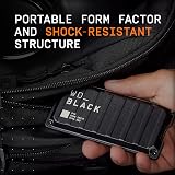WD BLACK P40 1TB External SSD Game Drive USB 3.2 Gen 2x2 2000MB/s PS5 Xbox PC view 2