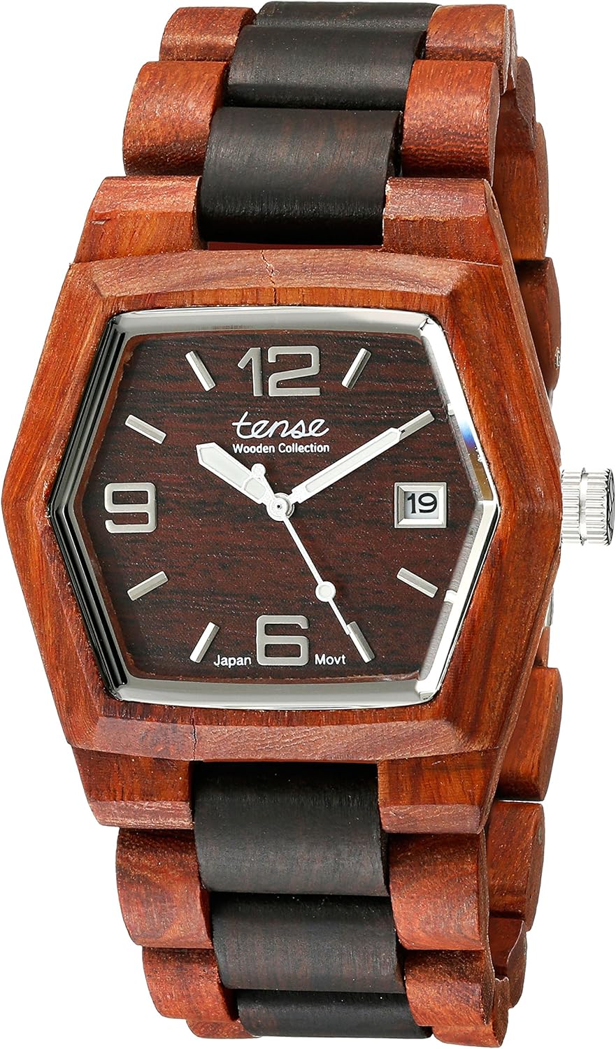Amazon.com: Tense 6-Sided Hexagon Wood Sandalwood/Green ...