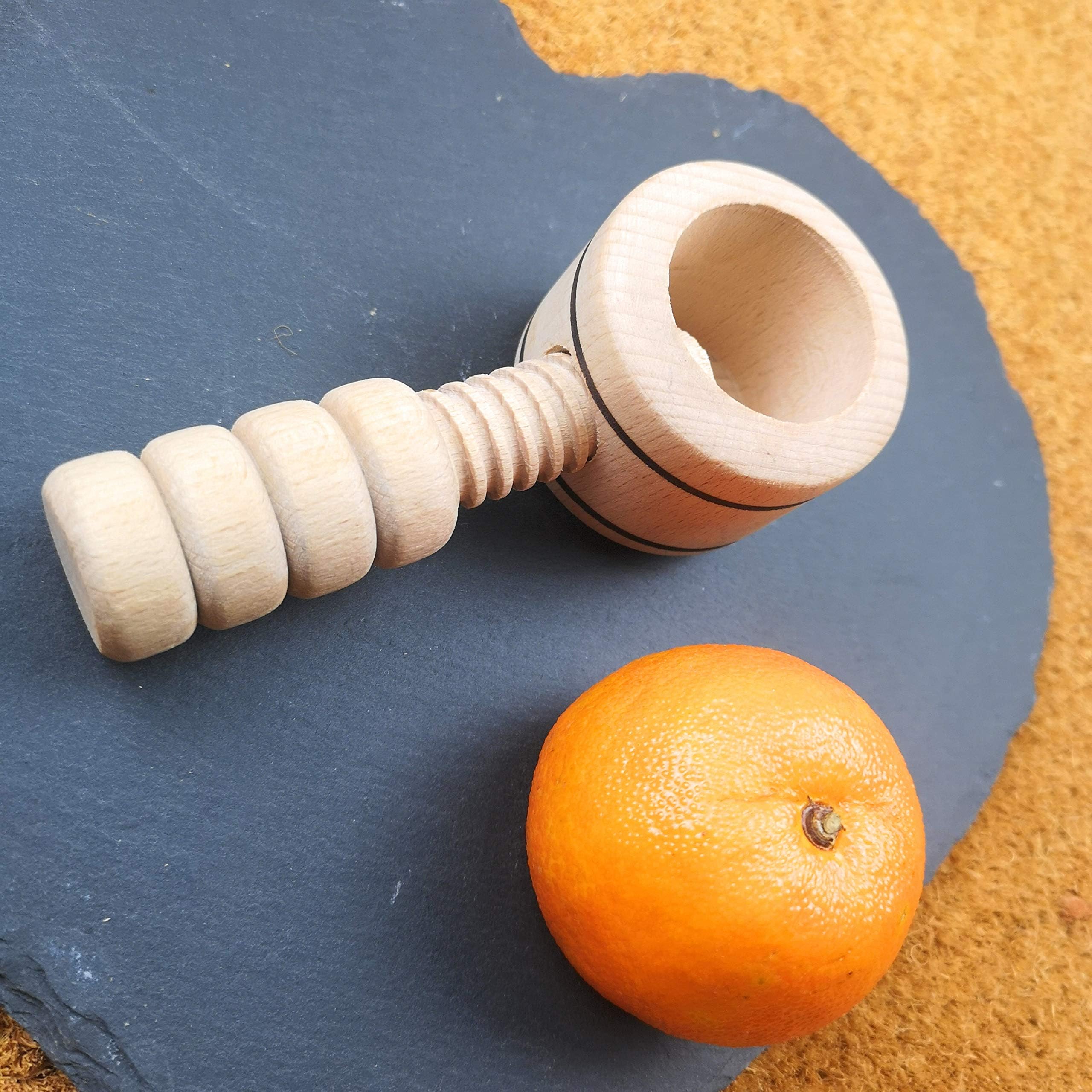 Hand Crafted Wooden charmille nut Cracker