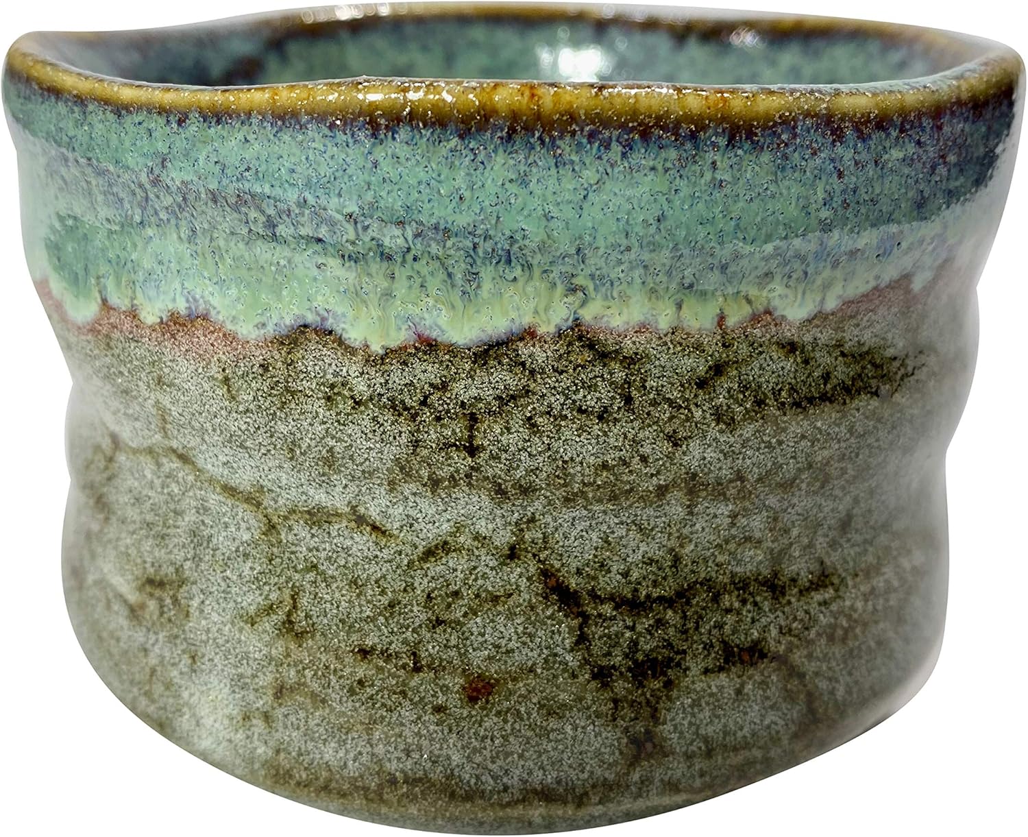 Matcha Ceramic Tea Bowl (Seafoam Green Style) Mino