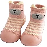 BABYCARE Toddler sock shoes baby boys girls Slippers shoes Baby Infant First Walking Shoes Rubber Sole Non-Skid Floor Slippers