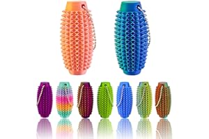 EMEQZOA 2pcs Upgrade Little Ouchies Pain Stim Fidget 3D Printed Fidget Toys Anxiety Relief Items,Handheld Fidget Toys,Adults & Teens Promotes Focus, Novelty Stress Relief for Christmas Birthday Gifts（PG+BG）