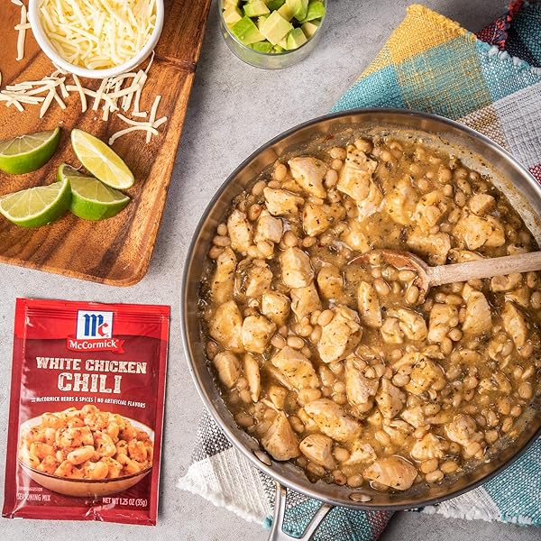 MCCORMICK WHITE CHICKEN CHILI SEASONING MIX, 1.25 OZ
