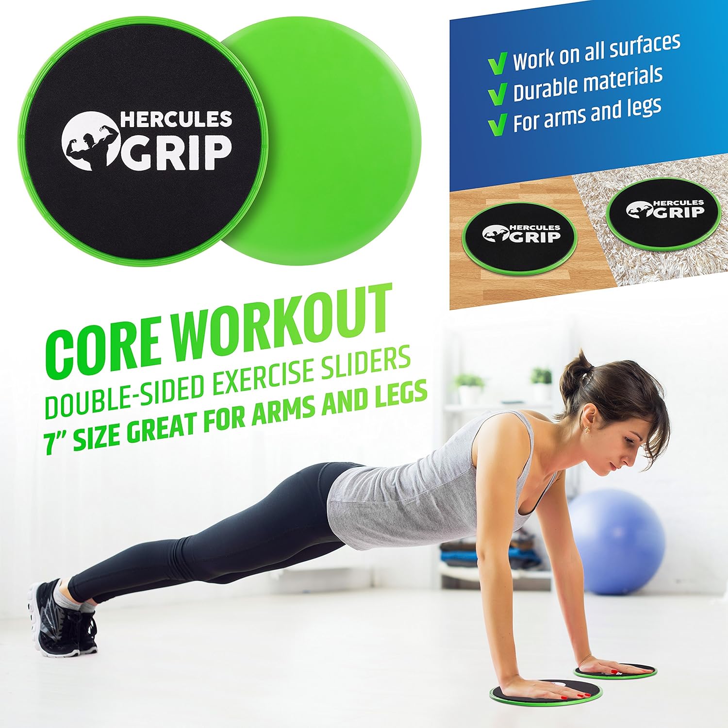 Equipo de gimnasio HerculesGrip para casa | 4 en 1 fuerza ...