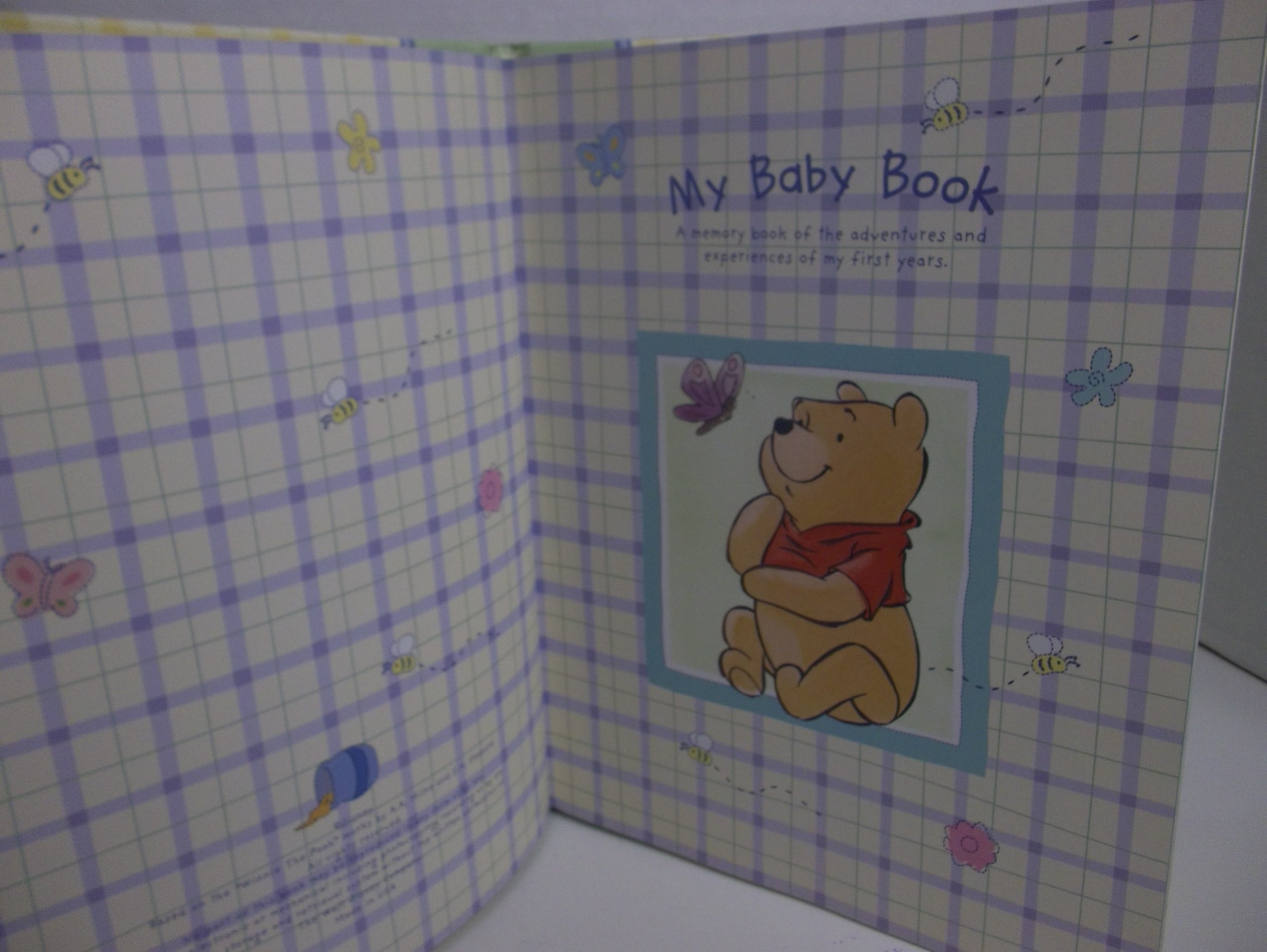 winnie the pooh baby book first years