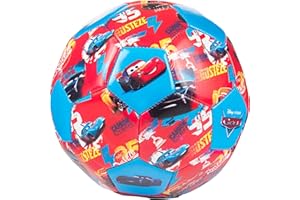 Capelli Sport Disney Pixar Cars Soccer Ball, Repeat Print Youth Kids Mini Soccer Ball, Multi, Size 3