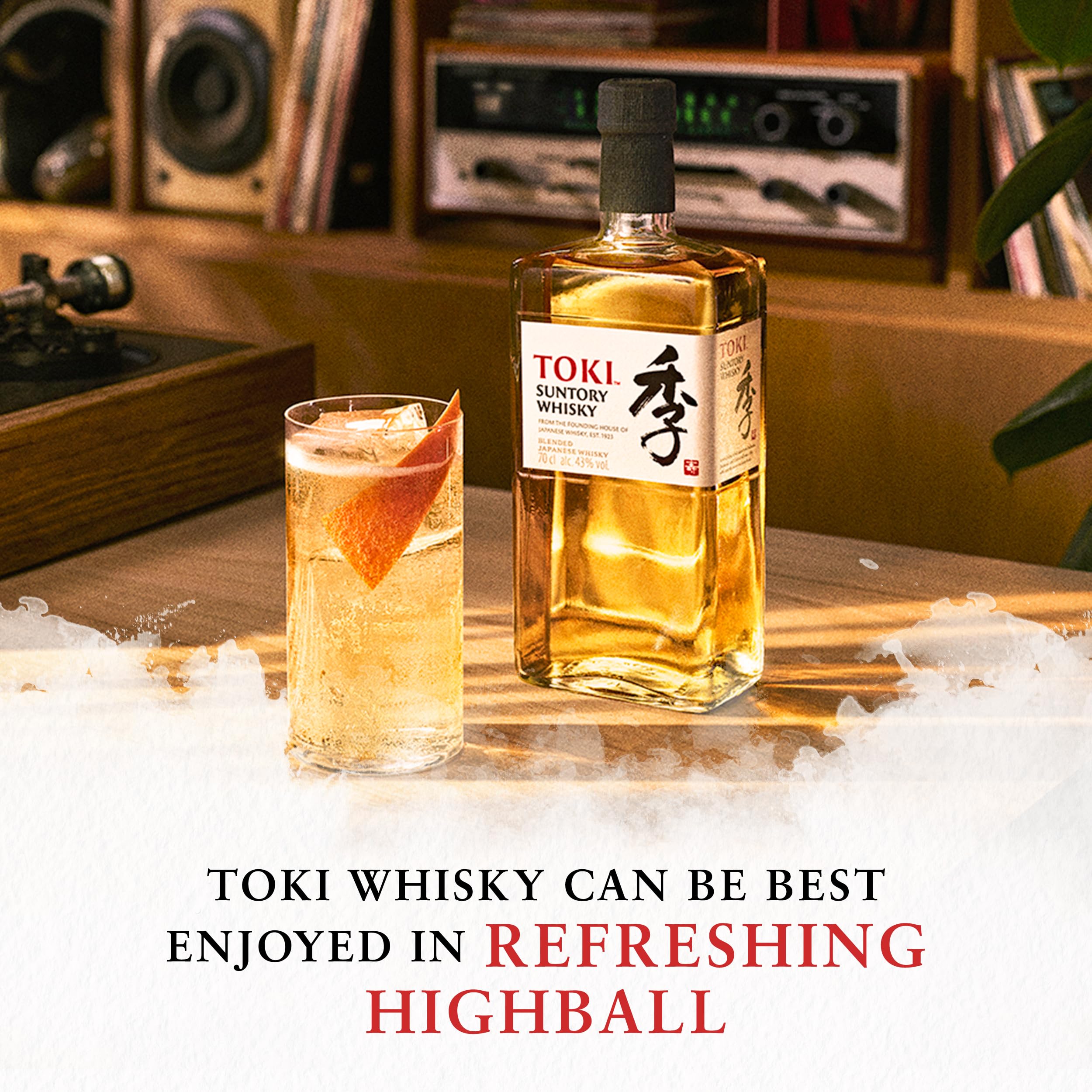 Suntory Whisky Toki | Japanischer Blended Whisky aus Hakushu, Yamazaki und Chita | mit feinem, süßen und würzigem Abgang | 43% Vol | 700 ml 5
