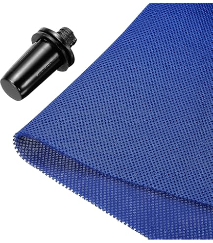 Uxcell Dark Blue Speaker Mesh Grill Cloth (not Cane Webbing