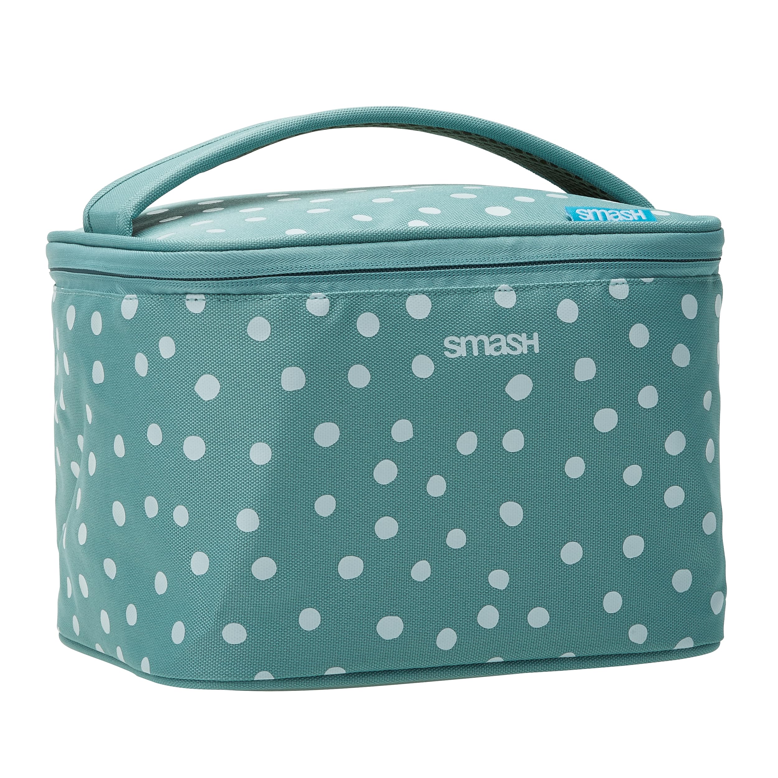 Smash Cube Insulated Lunch Bag, Nylon /600D, 4 liters, Polka Dot Sage, Cube Bag