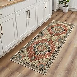 GENIMO 2x5 Runner Rugs for Hallway, Machine