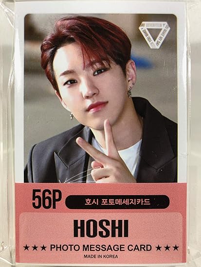 Amazon Hoshi ホシ Seventeen セブンティーン Svt セブチ グッズ フォト メッセージカード 56枚 ミニ ポストカード 56枚 セット Photo Message Card 56pcs Mini Post Card 56pcs Tradeplace K Pop 韓国製 アイドル 芸能人グッズ