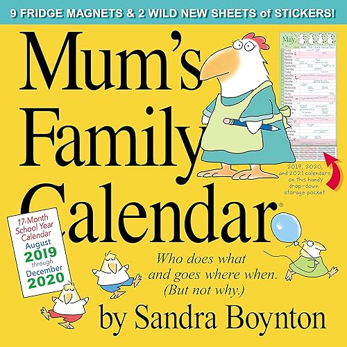 Download Mum'S Family Calendar by Sandra Boynton 2020 Square Family Organiser PDF